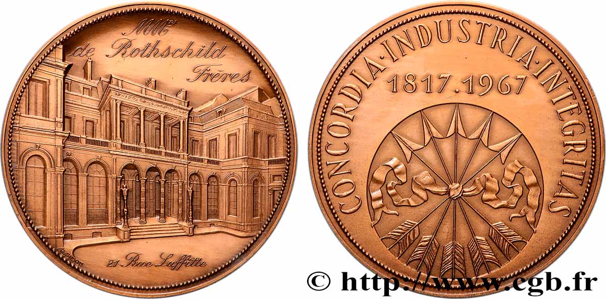 V REPUBLIC Médaille, Demeure des Rothschild AU