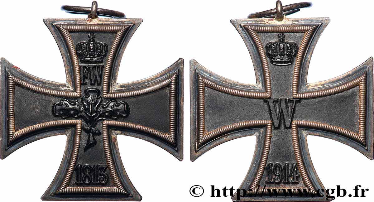 GERMANY - KINGDOM OF PRUSSIA - WILLIAM II Médaille, Croix de fer AU