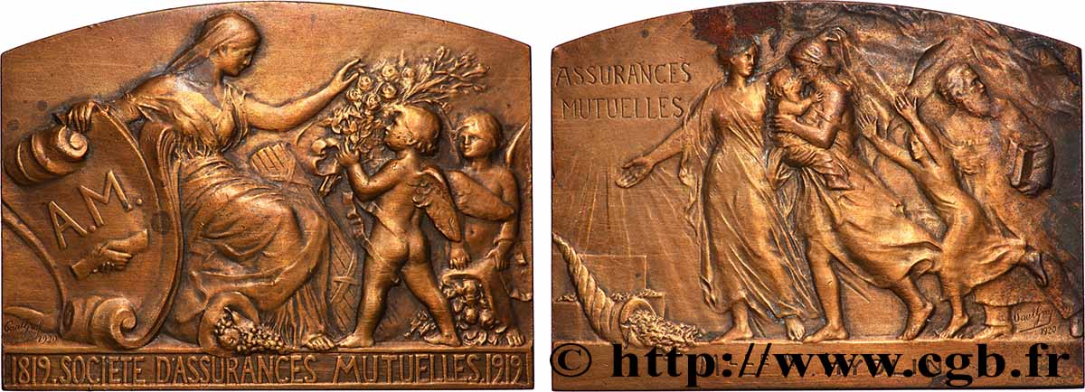 III REPUBLIC Médaille, Société d’assurances mutuelles AU
