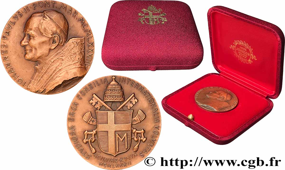 JOHN-PAUL II (Karol Wojtyla) Médaille, Jean Paul II AU