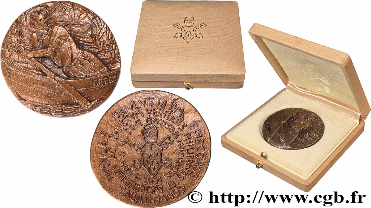VATICAN ET ÉTATS PONTIFICAUX Médaille, Paul VI, Greco SUP