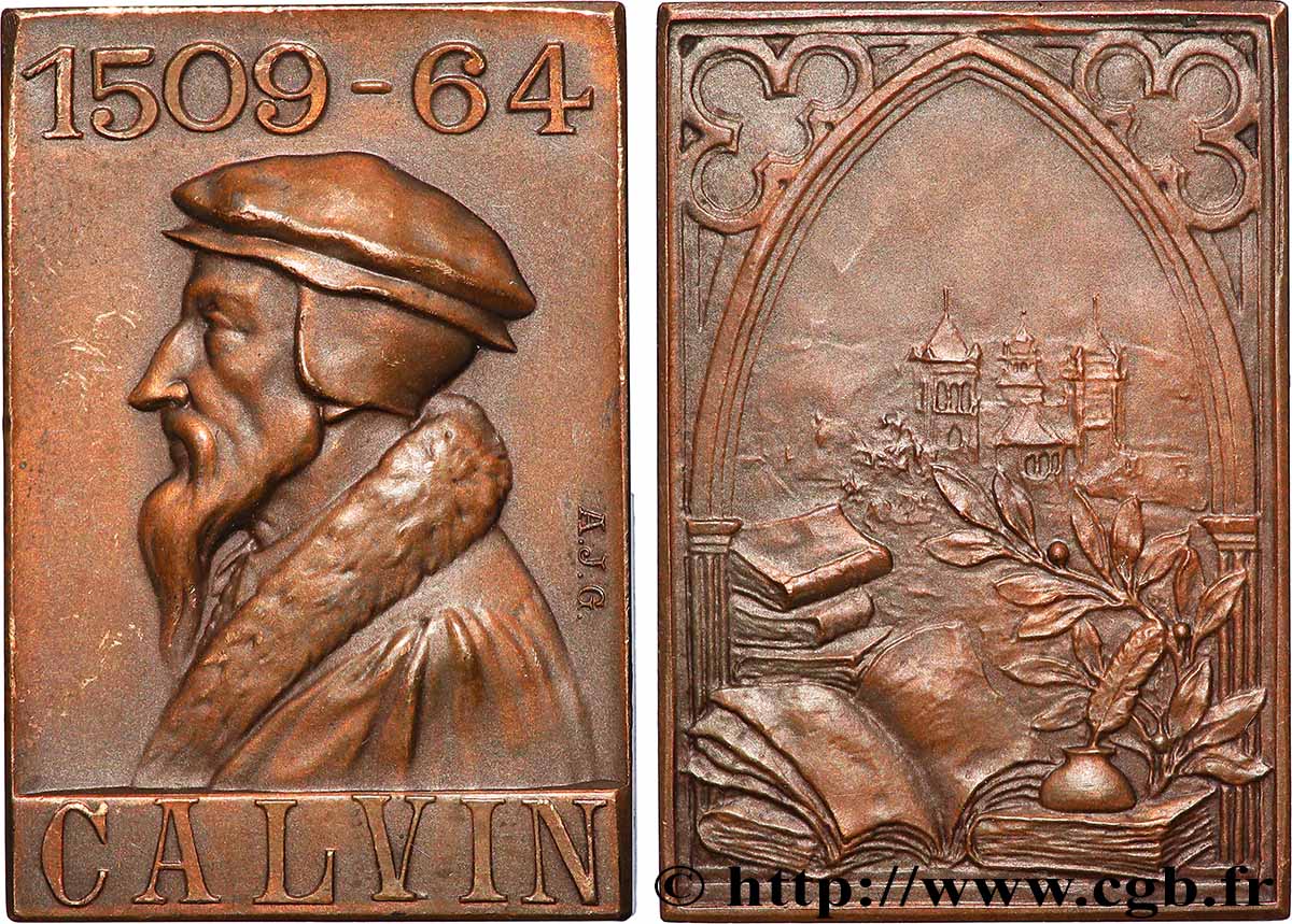 SWITZERLAND Plaquette, 350e anniversaire du Collège et de l’Académie Calvin AU