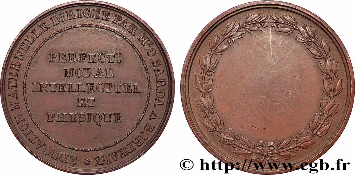 LUDWIG PHILIPP I Médaille, Éducation maternelle fVZ