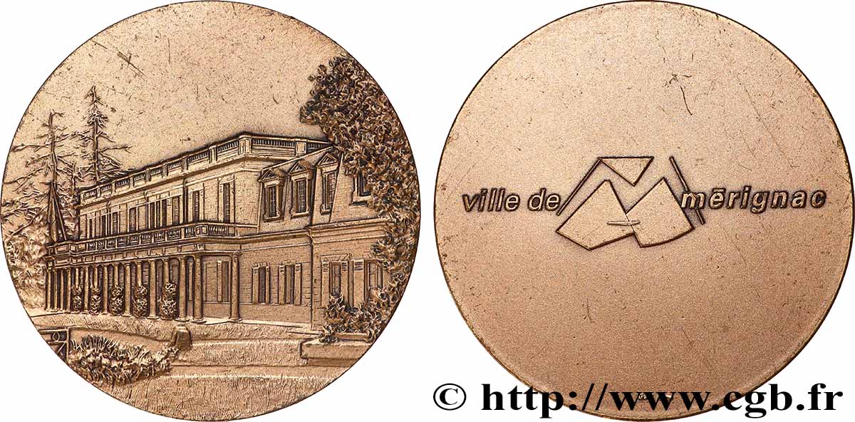 CINQUIÈME RÉPUBLIQUE Médaille, Merignac TTB+
