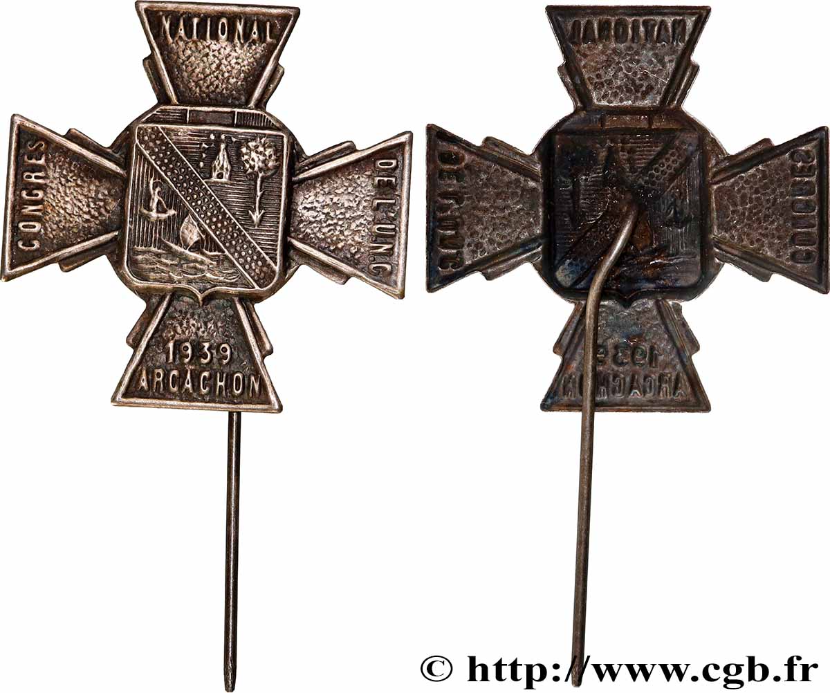 III REPUBLIC Insigne, Congrès national de l’Union National des anciens Combattants AU
