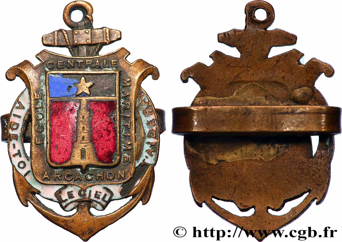 Education and schools Insigne, École centrale maritime, Saint-Elme fSS