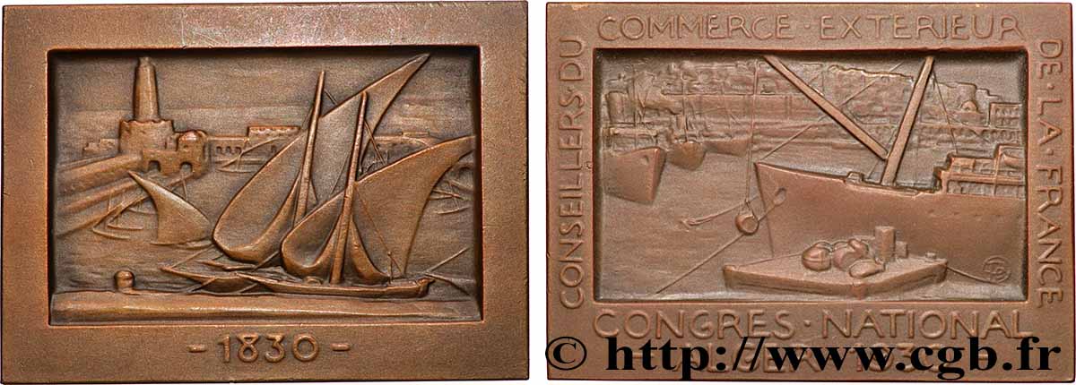 ALGÉRIE - TROISIÈME RÉPUBLIQUE Plaquette, Congrès national des conseillers du commerce extérieur de la France VZ