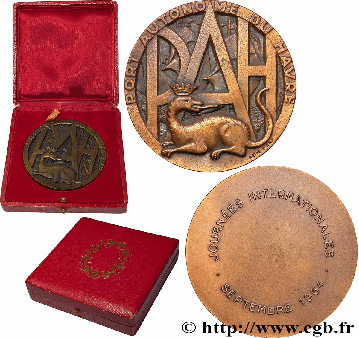 V REPUBLIC Médaille, Journées internationales, Port du Havre AU