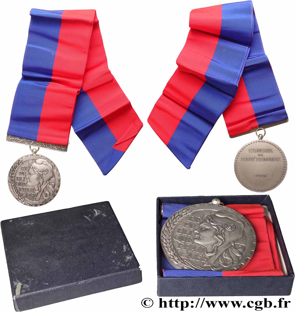 FUNFTE FRANZOSISCHE REPUBLIK Médaille, Conseil de Prud’hommes VZ