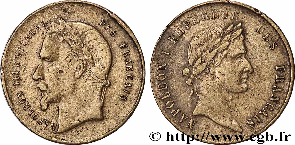 SECOND EMPIRE Médaille commémorative TTB