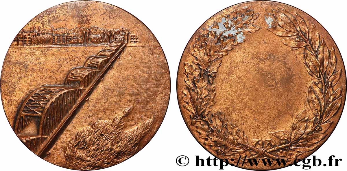 CINQUIÈME RÉPUBLIQUE Médaille de récompense TTB+