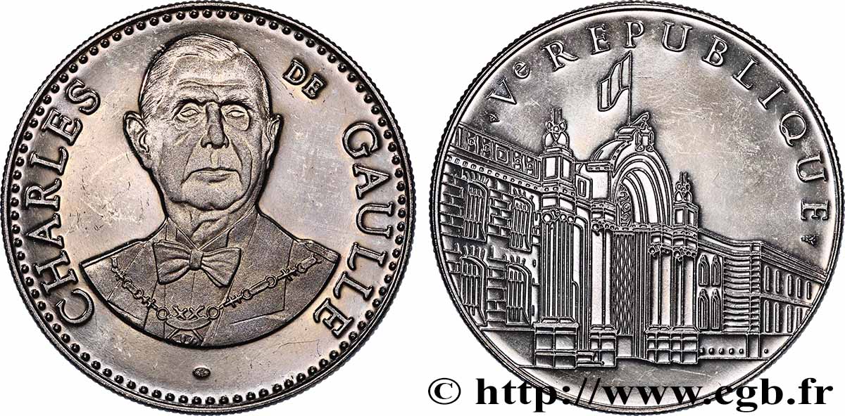 DE GAULLE (Charles) Médaille Président de la république, Charles de Gaulle SPL