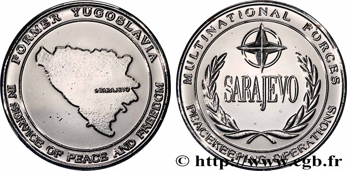 BOSNIEN-HERZEGOWINA Médaille, Maintien de la paix fVZ