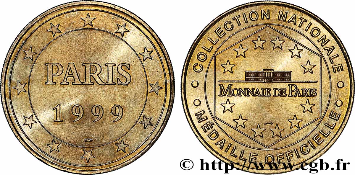 TOURISTIC MEDALS Médaille touristique, Paris SPL