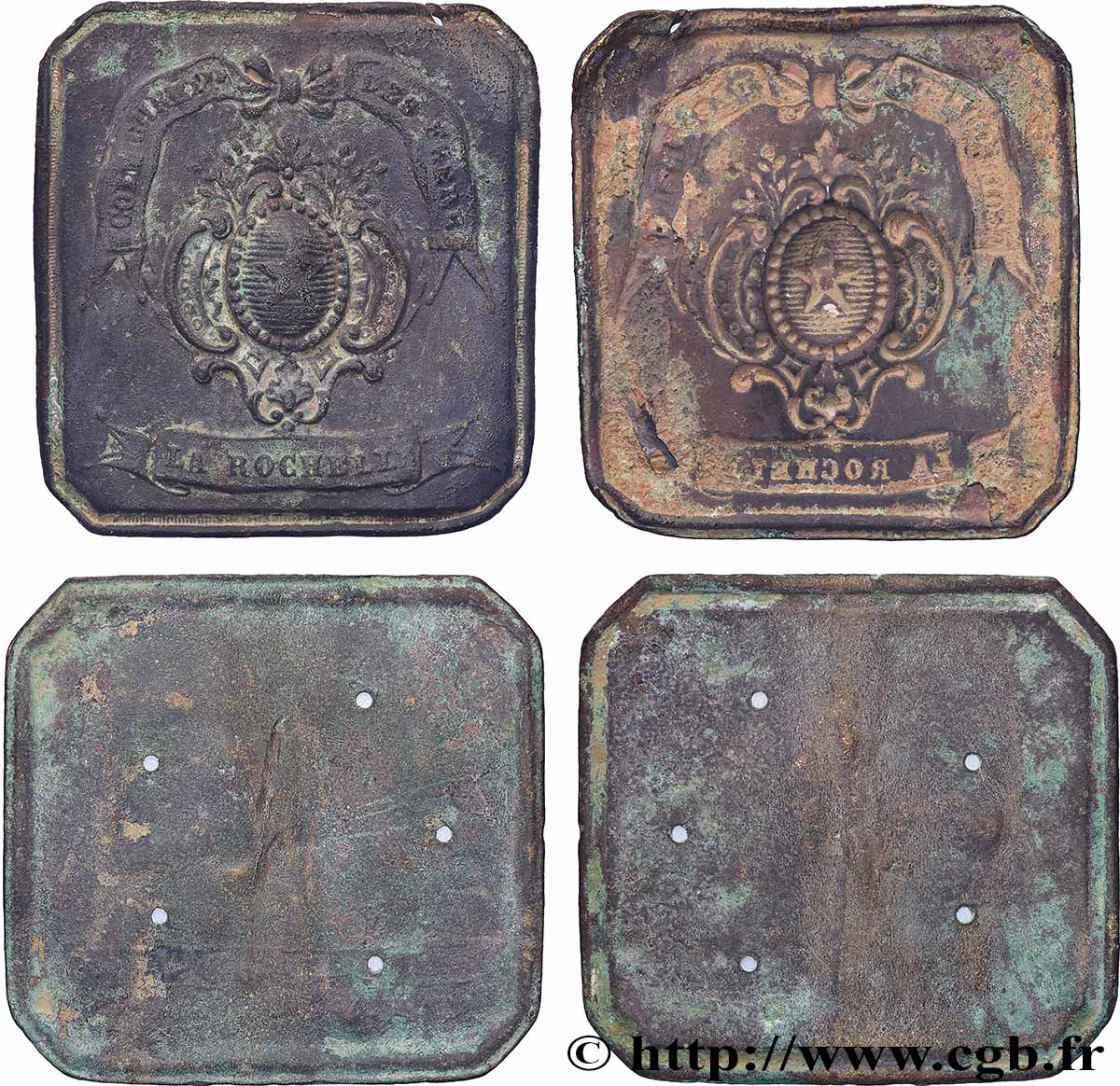 Education and schools Plaquette, Boucle de ceinture pour l’école chrétienne des frères q.BB