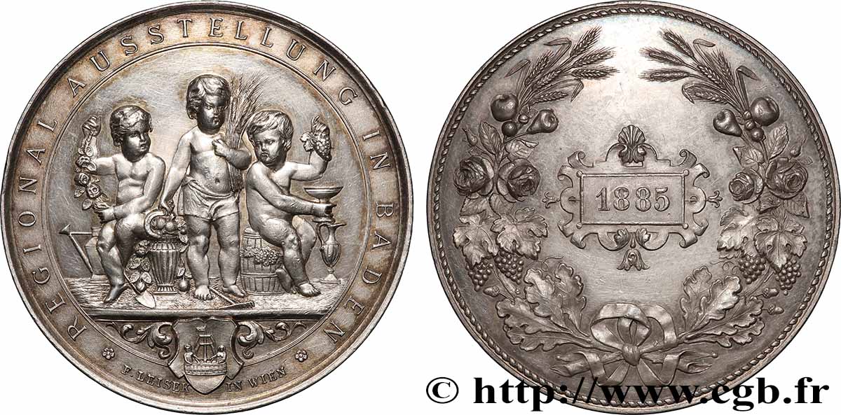 AUTRICHE - FRANÇOIS II Médaille, Exposition régionale SPL