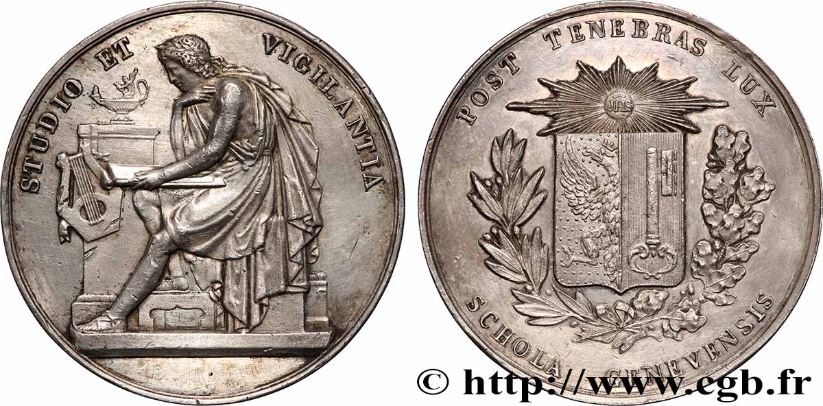 SUISSE Médaille, Université de Genève TTB+