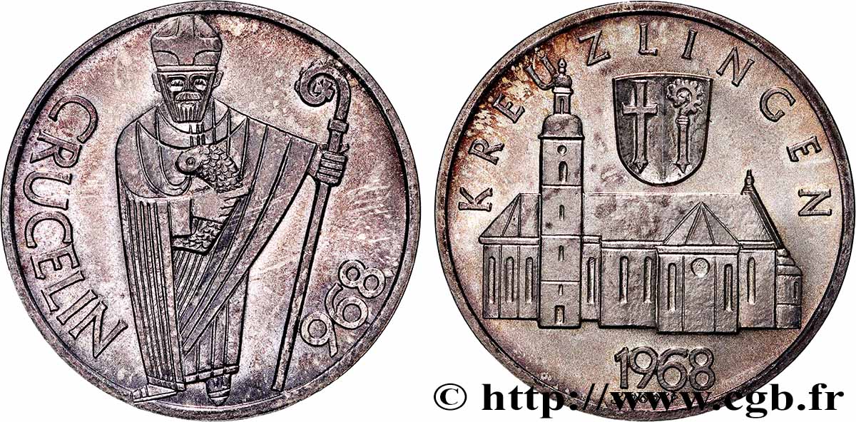 SWITZERLAND Médaille, Monastère Crucelin AU