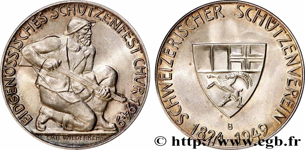SUISSE Médaille, Festival fédéral de tir TTB+