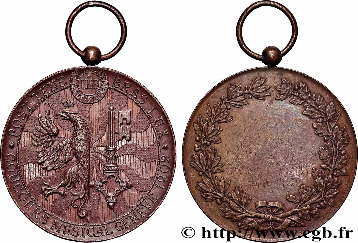 SUISSE Médaille, Concours musical XF