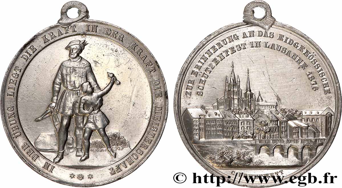 SUIZA Médaille, Festival fédéral de tir MBC+