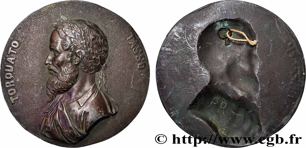 LITERATURE : WRITERS - POETS Médaille, Torquato Tasso AU