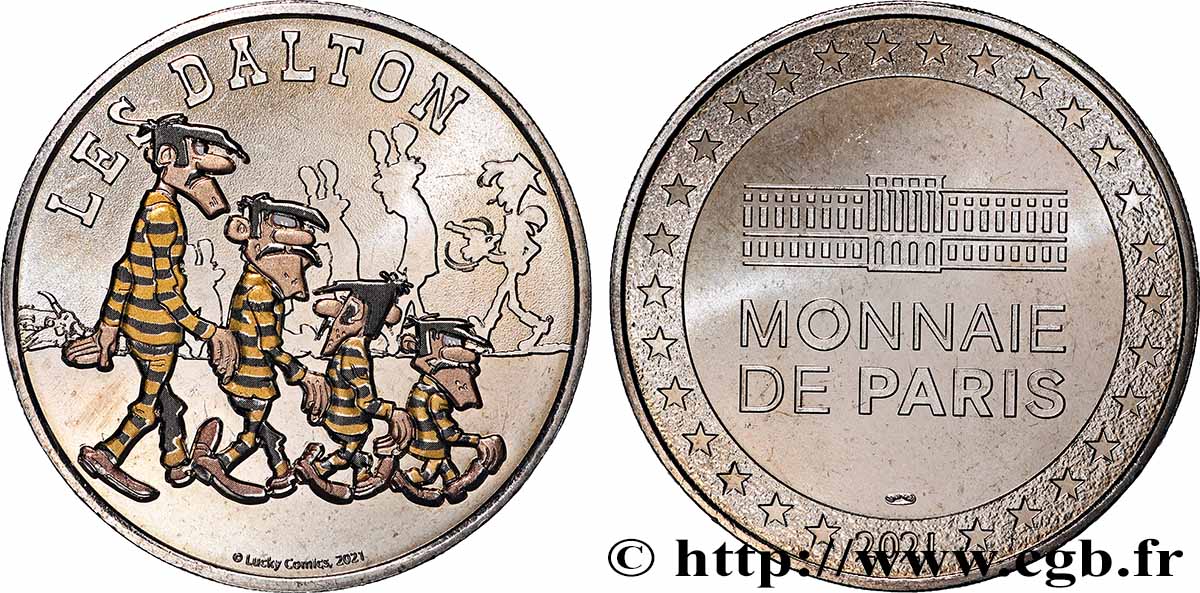 FUNFTE FRANZOSISCHE REPUBLIK Médaille, Les Dalton fVZ