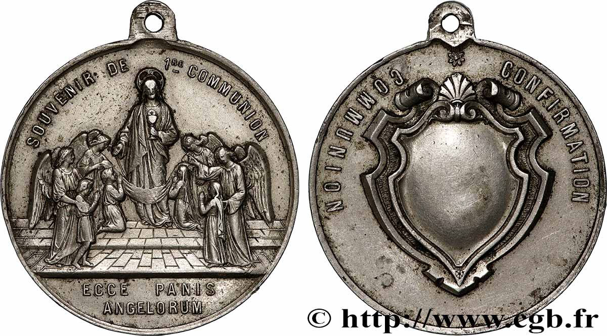 DRITTE FRANZOSISCHE REPUBLIK Médaille, Souvenir de première communion SS