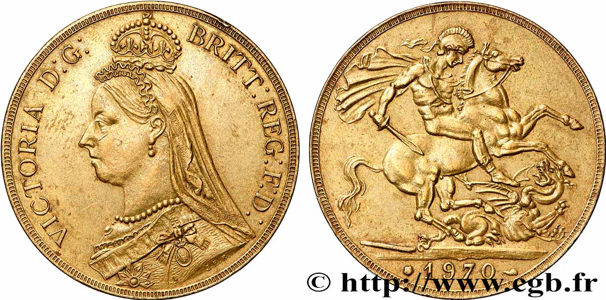 GREAT-BRITAIN - ELIZABETH II Médaille, Saint Georges AU