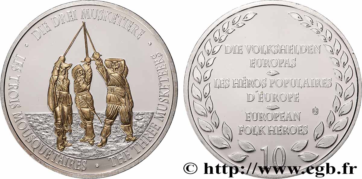 GERMANIA Médaille, Les trois mousquetaires q.SPL