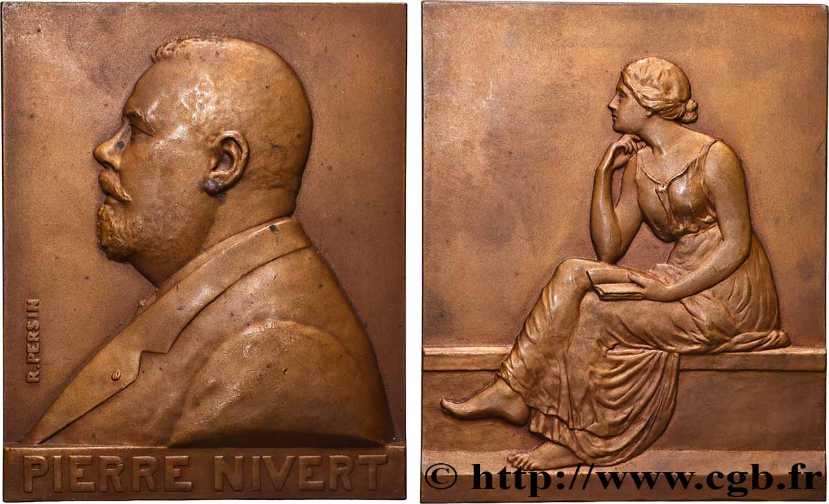 TROISIÈME RÉPUBLIQUE Plaquette, Pierre Nivert, éditeur de livres TTB+/SUP