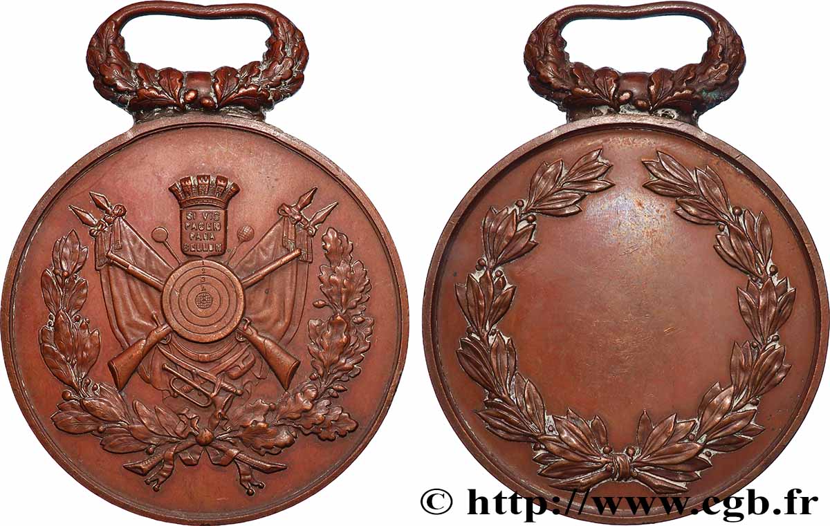 TROISIÈME RÉPUBLIQUE Médaille de tir TTB+