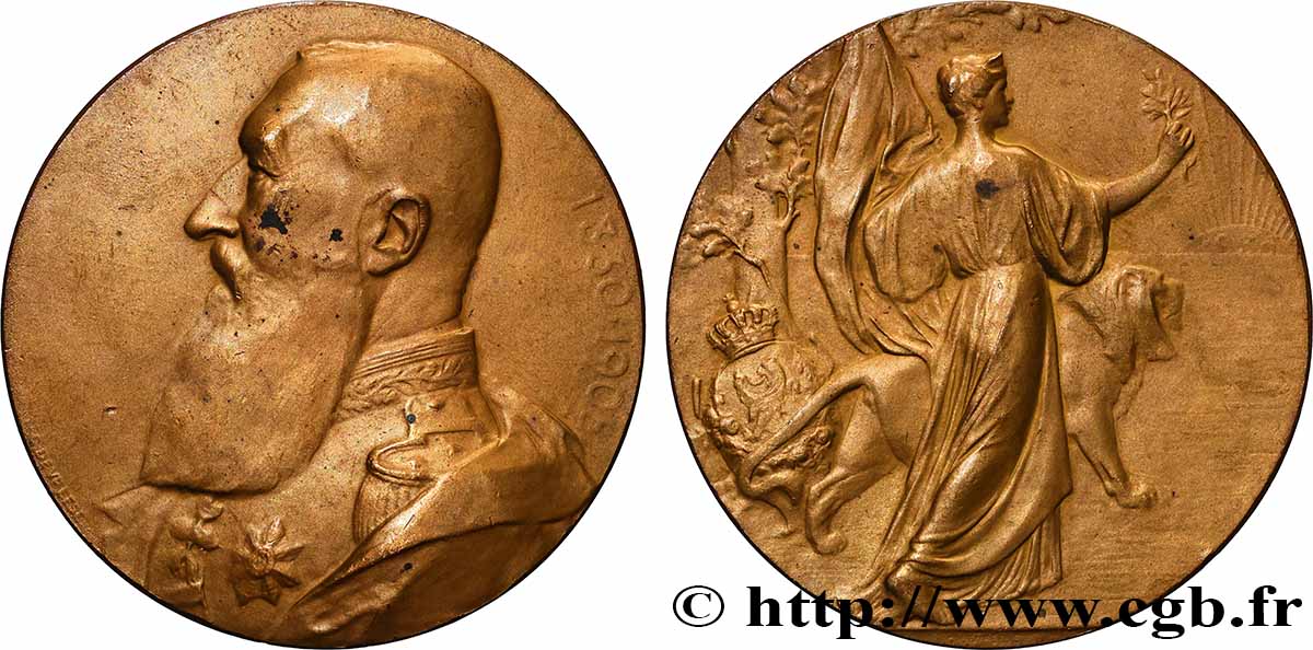 BELGIUM - KINGDOM OF BELGIUM - ALBERT I Médaille, Exposition internationale XF