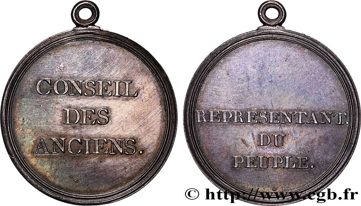 DIRECTOIRE Médaille, Conseil des Anciens AU