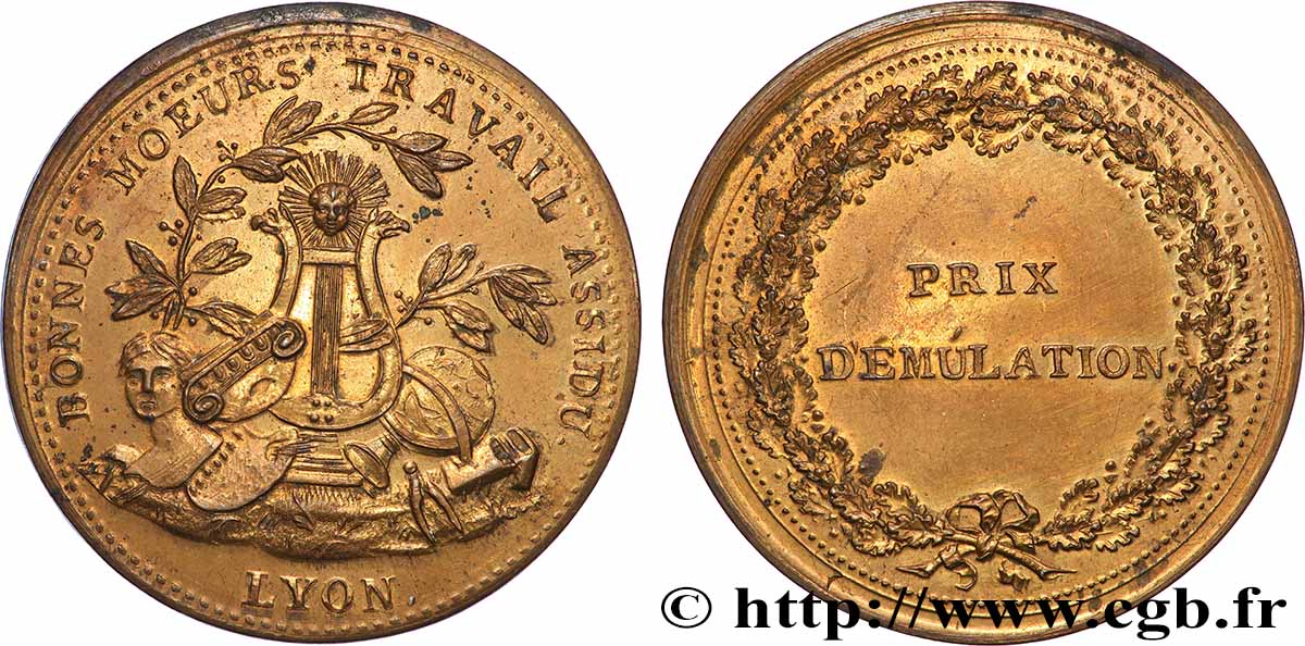 DIRECTOIRE Médaille, Prix d’émulation, Bonnes moeurs AU