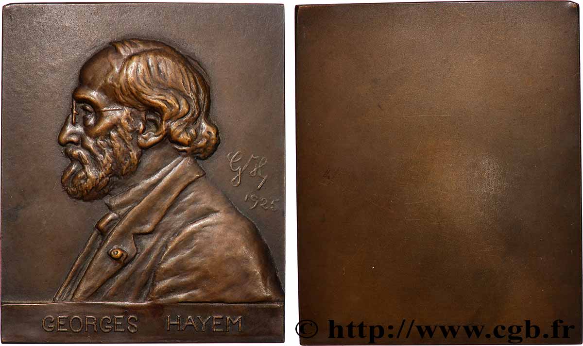 TROISIÈME RÉPUBLIQUE Plaquette, Georges Hayem SUP/TTB+