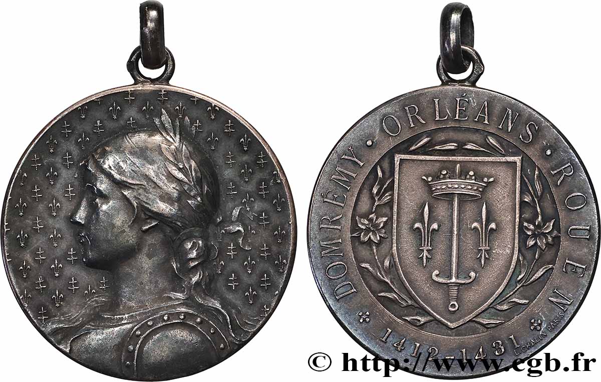 PERSONNAGES CÉLÈBRES Médaille, Jeanne d’arc TTB+/SUP