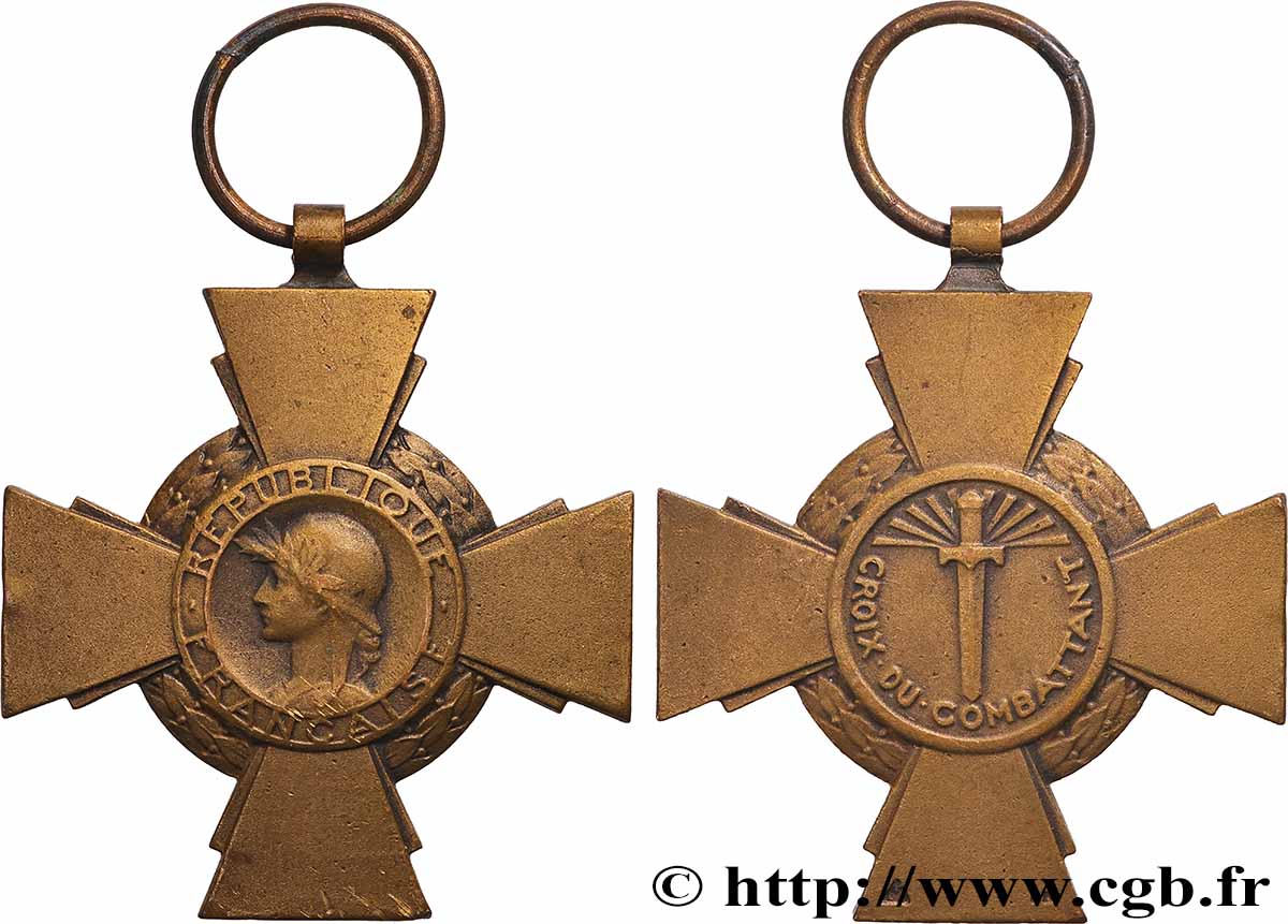 DRITTE FRANZOSISCHE REPUBLIK Croix du combattant fVZ