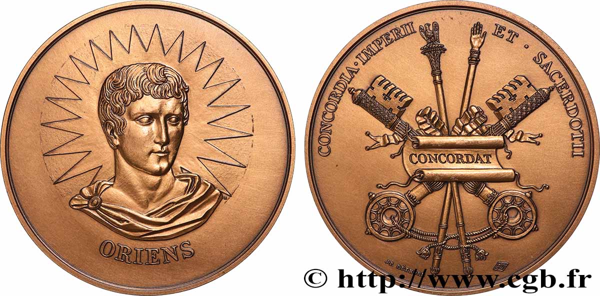 PREMIER EMPIRE Médaille, Concordat TTB+