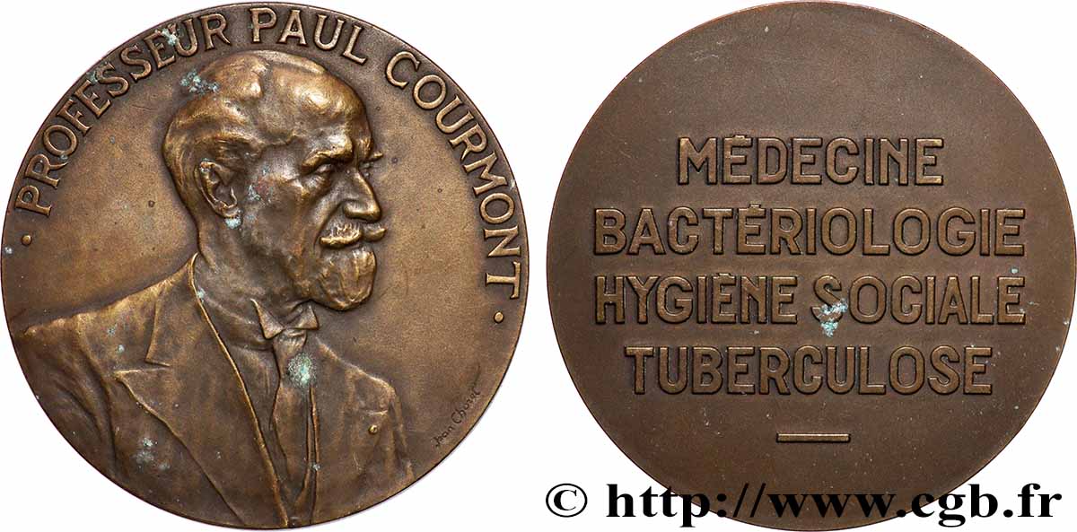 DRITTE FRANZOSISCHE REPUBLIK Médaille, Professeur Paul Courmont fVZ