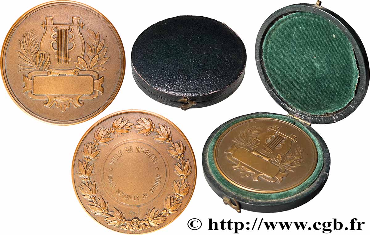 MUSIQUE, ARTS ET CONCERTS Médaille, Ecole nationale de musique q.SPL