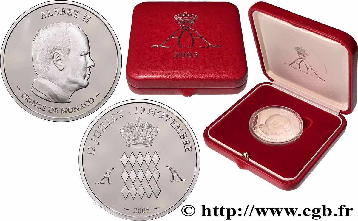 MONACO Médaille, Albert II, prince de Monaco SPL/SUP