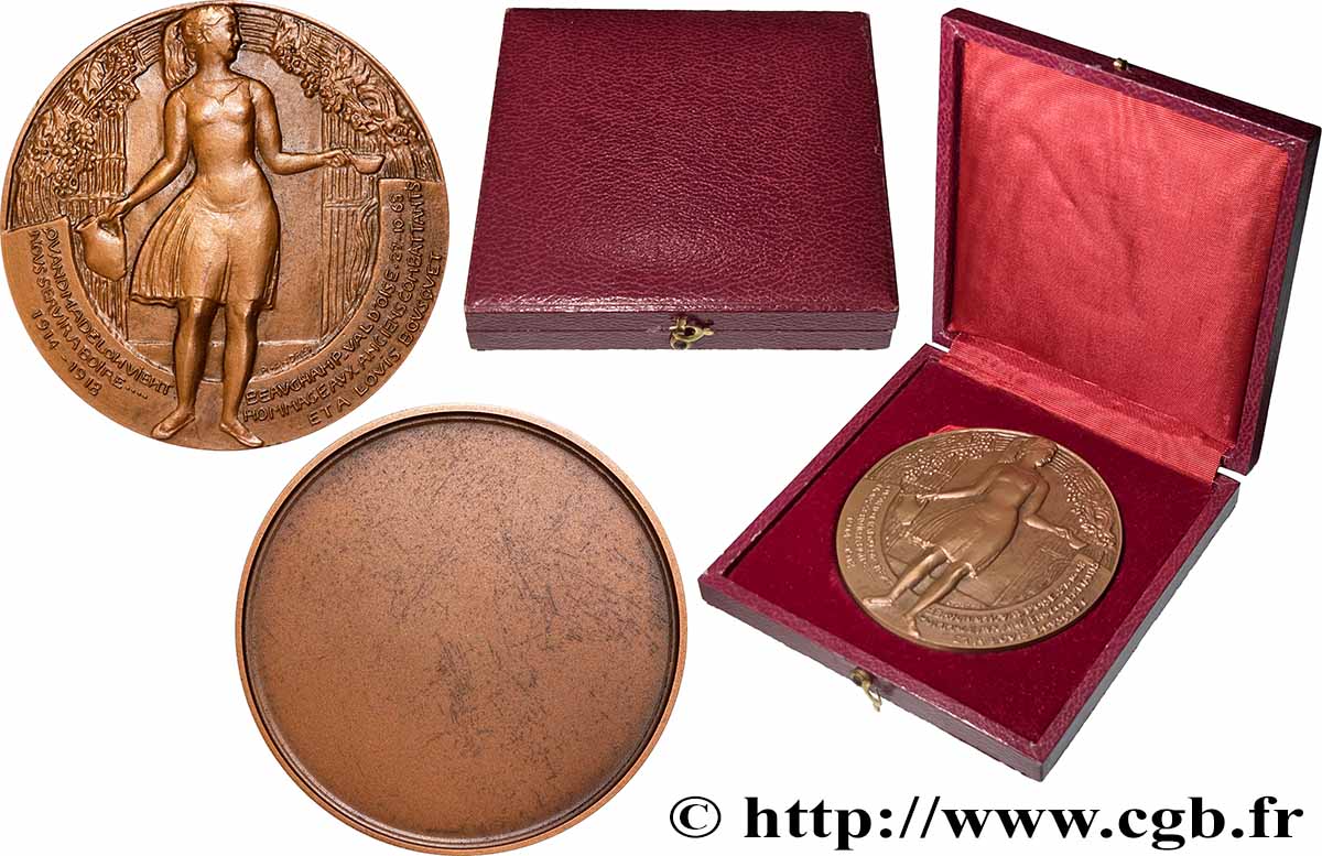 V REPUBLIC Médaille, Hommage aux anciens combattants et à Louis Bousquet AU