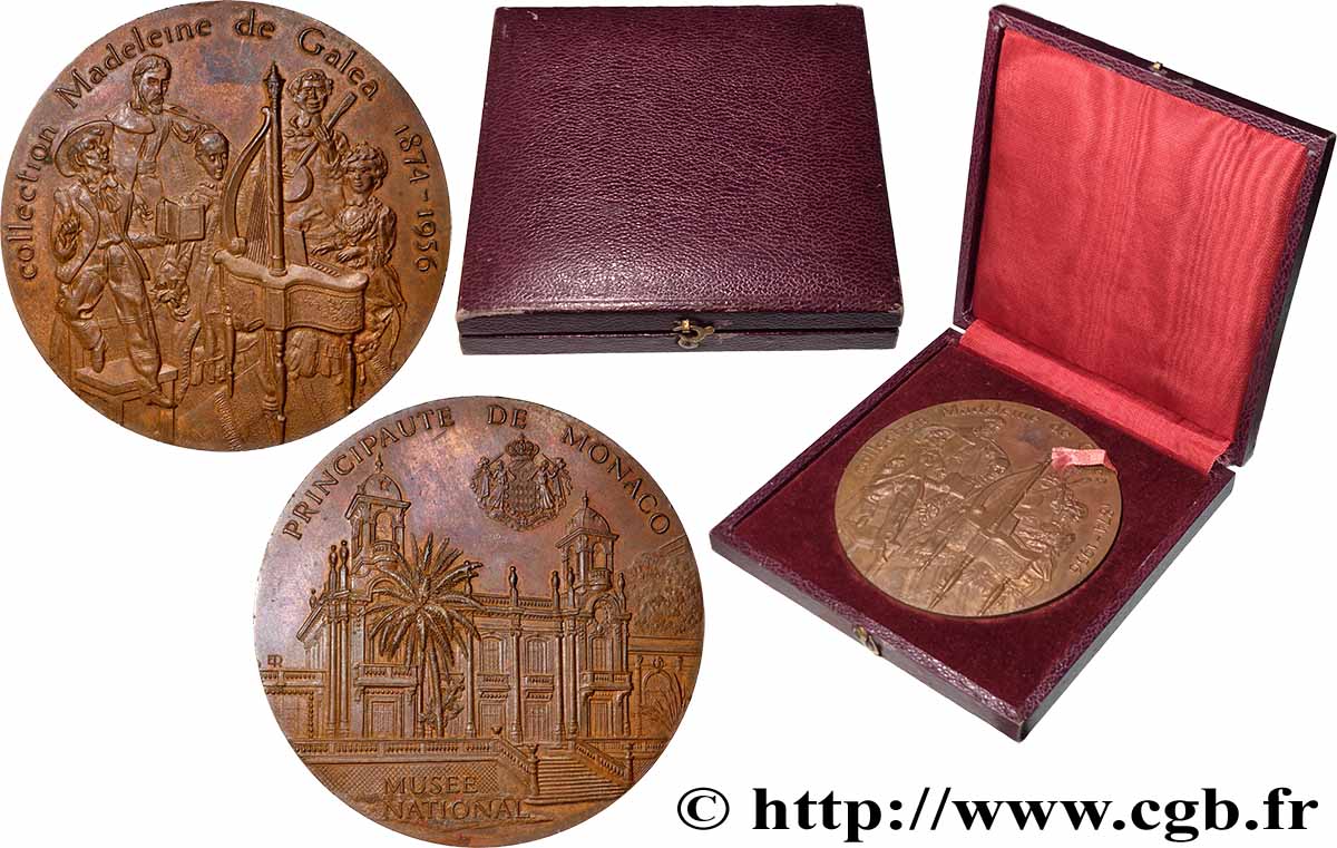 MONACO - PRINCIPAUTÉ DE MONACO - RAINIER III Médaille, Musée National de Monaco, Collection Madeleine de Galea SUP
