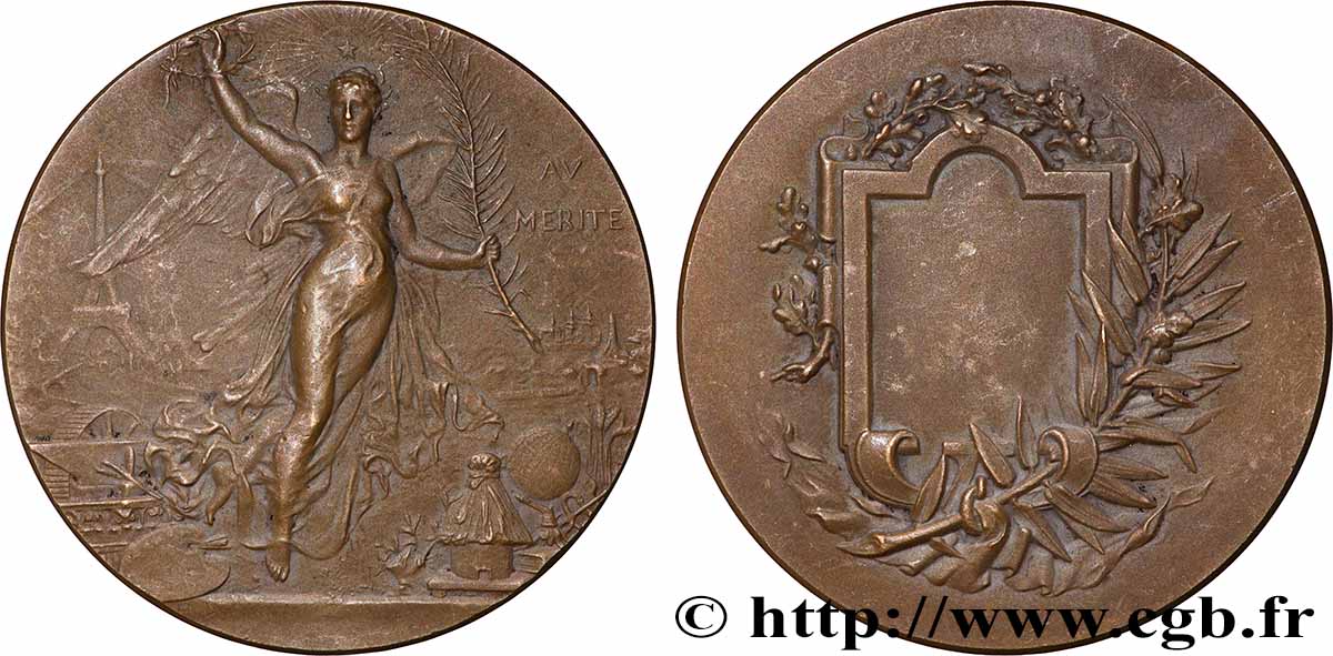 III REPUBLIC Médaille, Au mérite XF