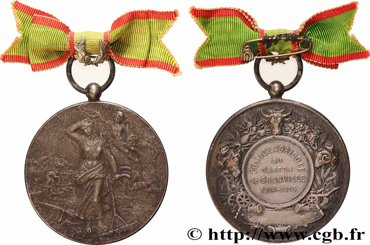 TROISIÈME RÉPUBLIQUE Médaille, Comice agricole TTB