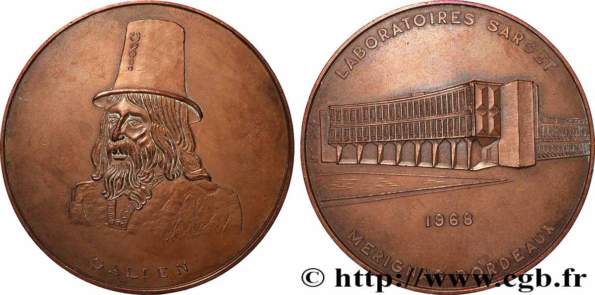 V REPUBLIC Médaille, Galien, Laboratoires Sarget AU