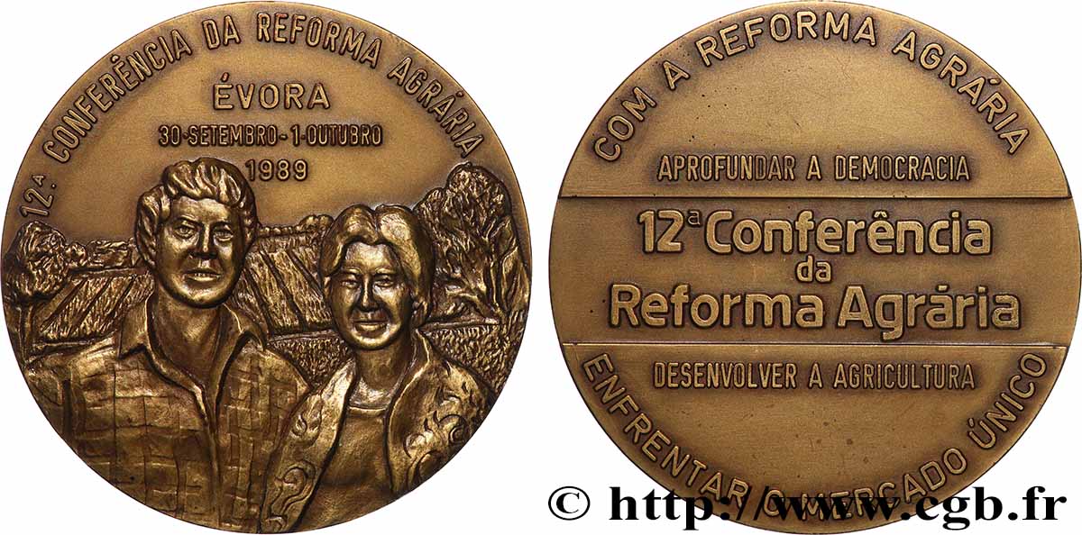 PORTUGAL Médaille, 12e conférence sur la réforme agraire MBC+