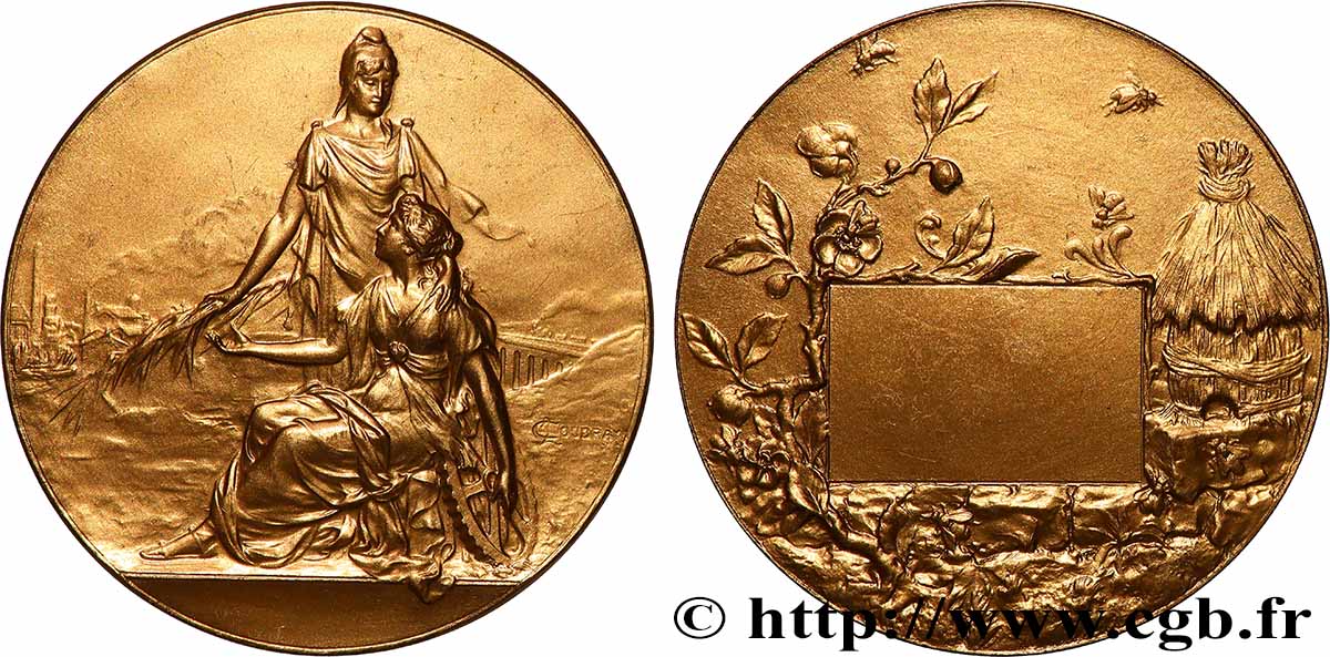 FUNFTE FRANZOSISCHE REPUBLIK Médaille de récompense fVZ