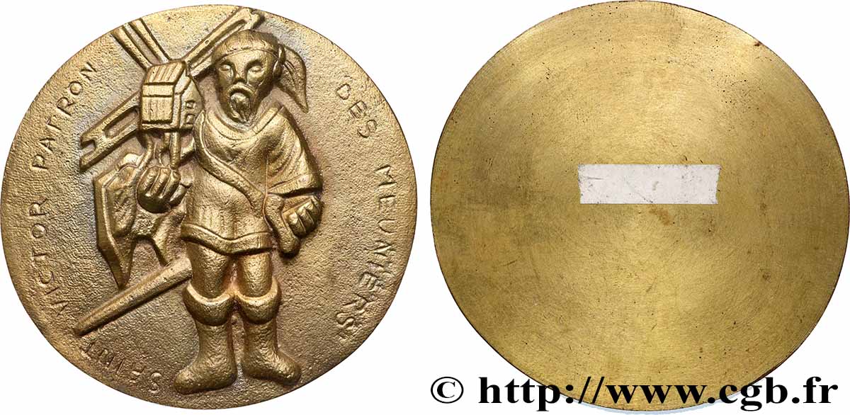 RELIGIOUS MEDALS Médaille, Saint Victor Patron des meuniers AU